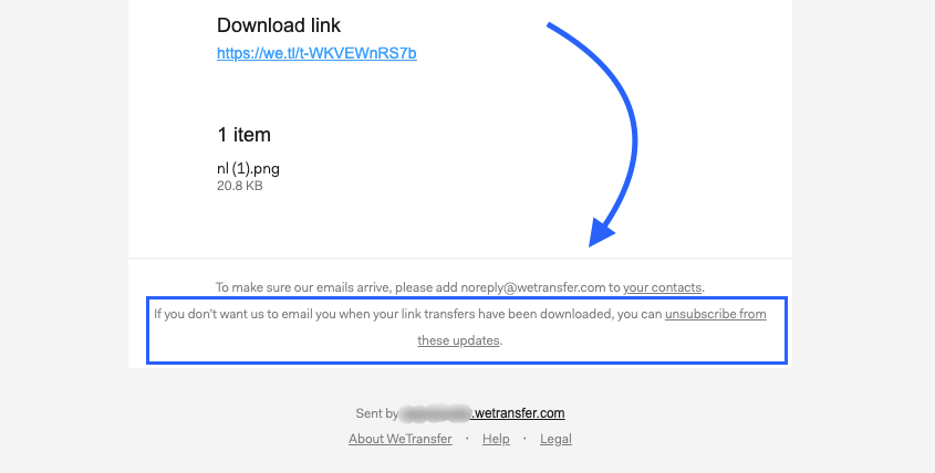 How do I send a link transfer? – WeTransfer Support