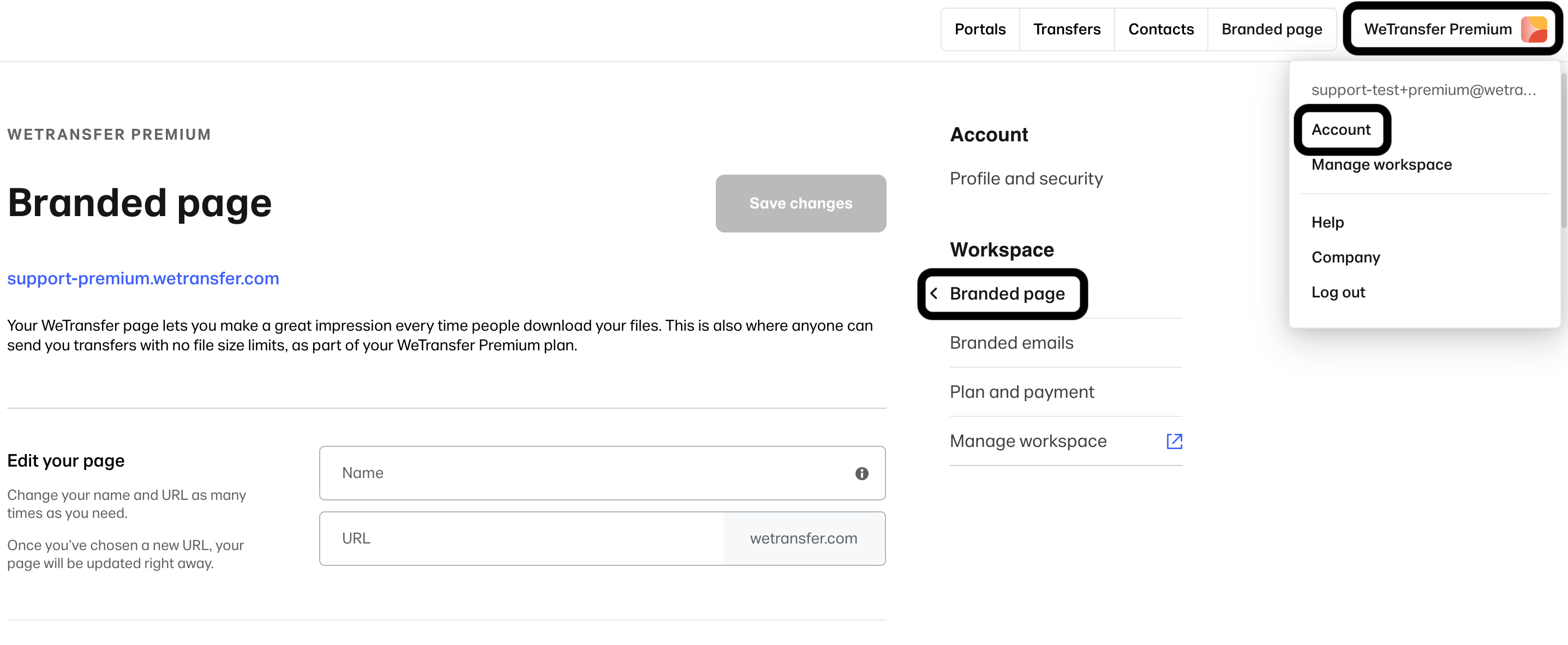 How do I send a link transfer? – WeTransfer Support