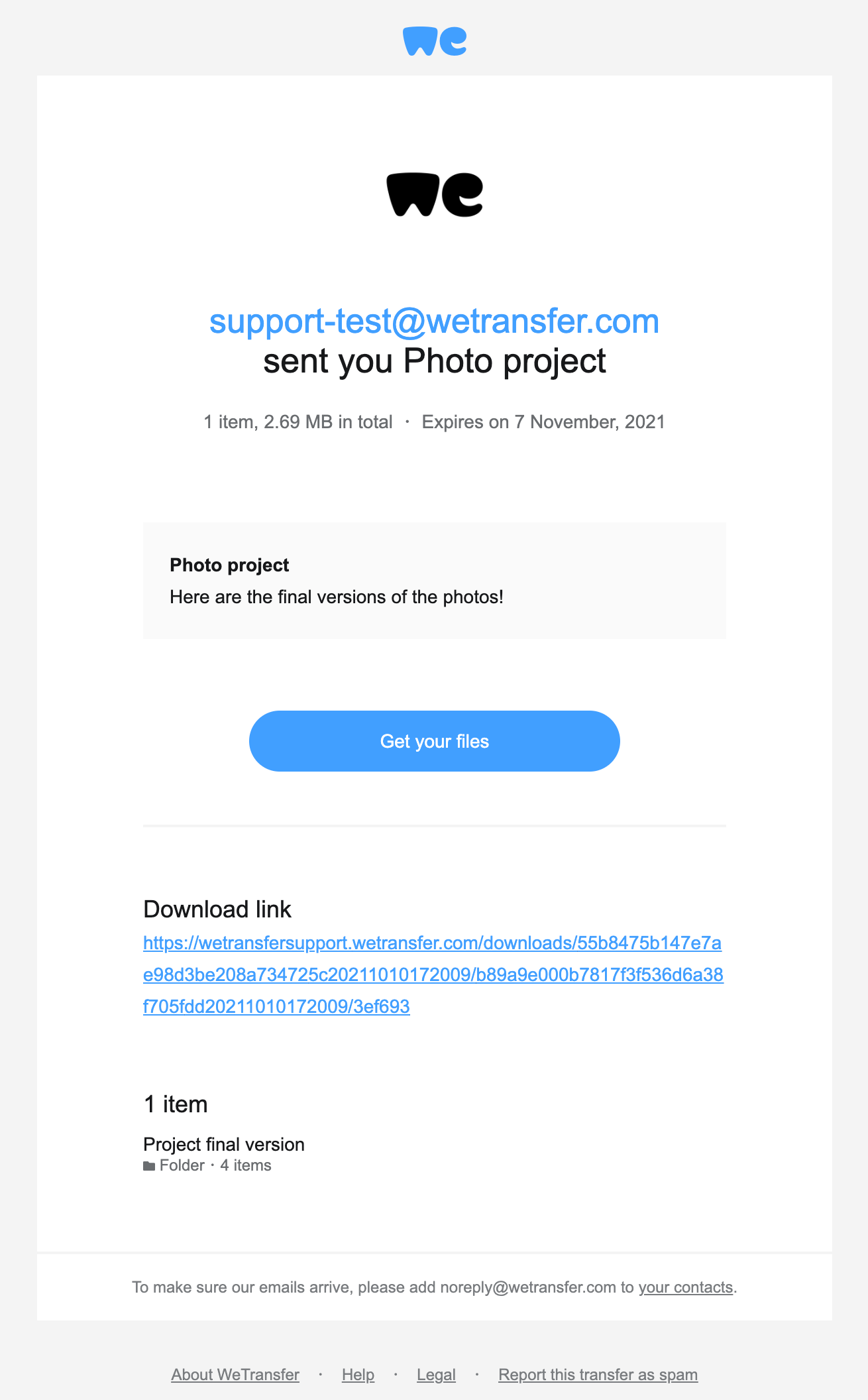 How do I download a transfer? – WeTransfer Support